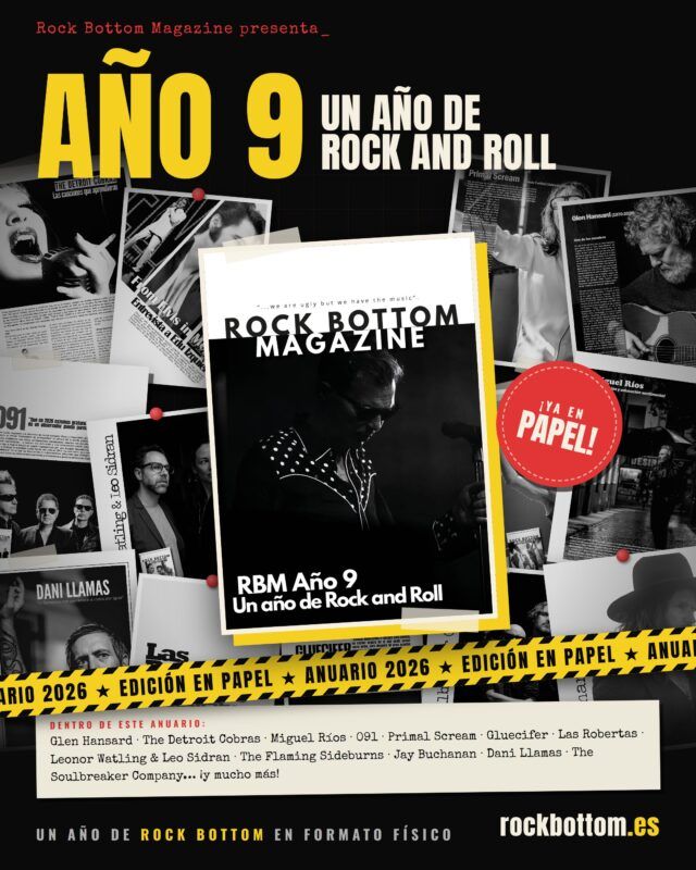 Año 9 ya disponible: Rock Bottom Magazine en papel.